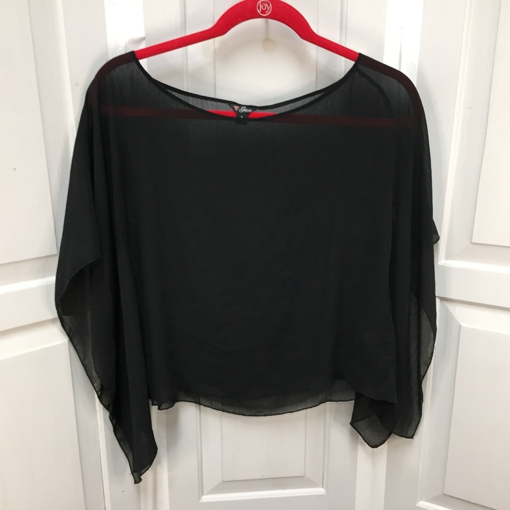 Guess Sheer Black Topper